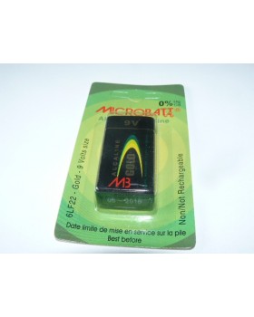 Lot de 4 Piles alcaline 6F22, 6LF22 9V Lot de 4 Piles alcaline 6F22, 6LF22 9V