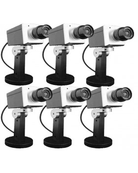 Lot de 6 Caméras factice Grise Lot de 6 Caméras factice Grise