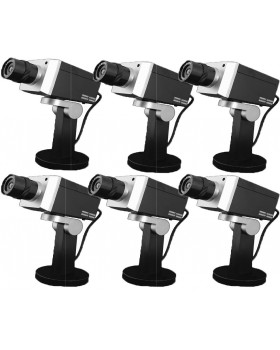 Lot de 6 caméras factice Noire Lot de 6 caméras factice Noire
