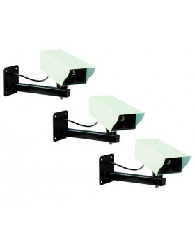 lot de 3 Cameras Factice Exterieur lot de 3 Cameras Factice Exterieur