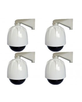 Lot 4 caméras factice Dome blanc Lot 4 caméras factice Dome blanc