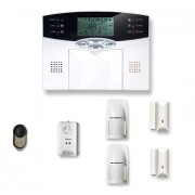 Alarme maison sans fil 1 à 2 pièces MN mouvement + intrusion + détecteur gaz