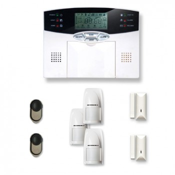 Alarme de maison sans Fil 2 à 3 pièces MN mouvement et intrusion Alarme de maison sans Fil 2 à 3 pièces MN mouvement et intrusion