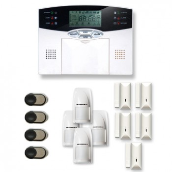 Alarme de maison sans Fil 4 à 5 pièces MN mouvement et intrusion Alarme de maison sans Fil 4 à 5 pièces MN mouvement et intrusion