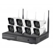 Système vidéosurveillance NVR 8 canaux + 8 caméras WIFI