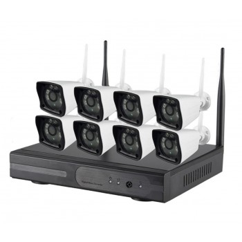 Système vidéosurveillance NVR 8 canaux + 8 caméras WIFI