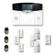 Alarme maison sans fil 3 à 4 pièces MN mouvement + intrusion + détecteur gaz