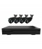 Système vidéosurveillance NVR 6 canaux + 4 caméras flash