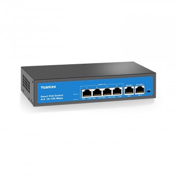 Switch POE 4 ports 10/100 Mbps