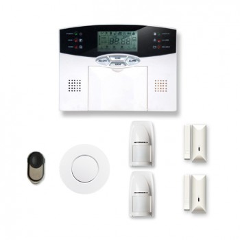 Alarme maison sans fil 1 à 2 pièces MN mouvement + intrusion + détecteur de fumée Alarme maison sans fil 1 à 2 pièces MN mouvement + intrusion + détecteur de fumée
