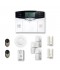 Alarme maison sans fil 2 à 3 pièces MN mouvement + intrusion + détecteur de fumée + gaz