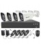 Système vidéosurveillance XVR 4 canaux + 4 fusées 8MP + câbles offerts