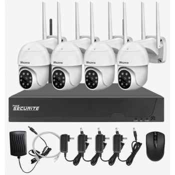 Kit Vid&eacute;osurveillance WiFi NVR - cam&eacute;ra Motoris&eacute;e