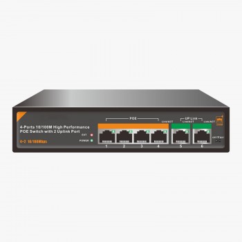Switch POE 4 10/100 Mbps