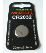 lot de 15 Piles lithium CR2032 