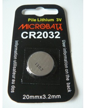 lot de 15 Piles lithium CR2032 