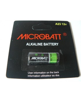 Batterie Alcaline 23A, 12 V DC, 50 mAh, 2-Blister, A23