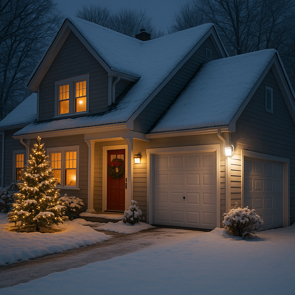 cambriolage de noel, alarme maison sans fil.